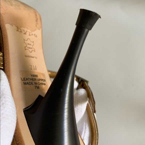 Hype Hani Strappy Heels, size 7 - Picture 9 of 10